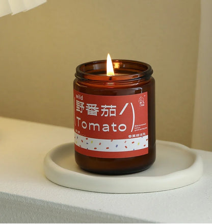Plant Fragrance Aromatherapy Candle Wild Tomato Aroma Room Bedroom Fragrance Decoration Housewarming Gift Wedding Companion Gift