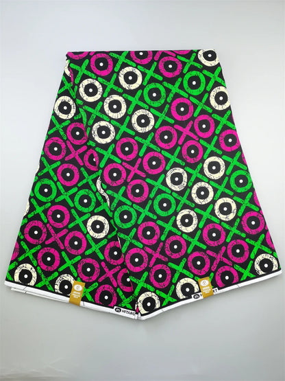 Ankara Fabric African Real Wax Print Fabric 100% Cotton High Quality 6 Yards African Fabric for Party Dress Nigeria