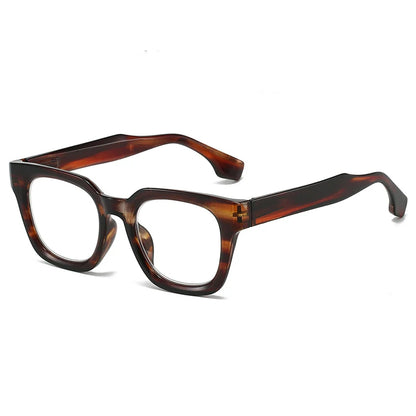2024 New TR90 Rectangle Black Frame Reading Glasses Ultralight Anti Blue Light Presbyopic Glasses Eyewear Readers