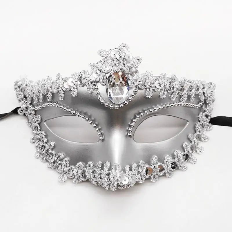 1 Pc Venetian Masquerade Mask Women Eye Mask Cosplay Prom Props Nightclub Face Mask Party Needs Accessory