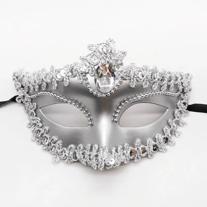 1 Pc Venetian Masquerade Mask Women Eye Mask Cosplay Prom Props Nightclub Face Mask Party Needs Accessory
