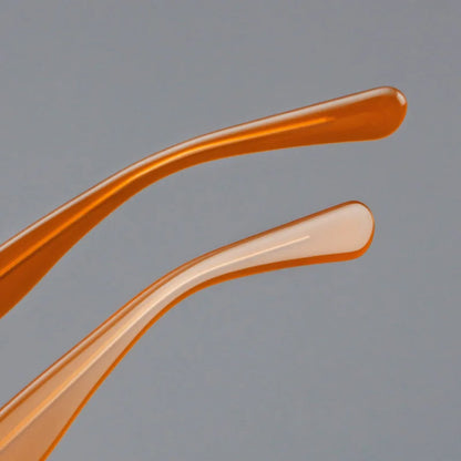 Vintage Round Glasses Frame Luxury New Fashion Trend Solid Thick Acetate Frame High-end Fake Glasses Women Men Original Quality