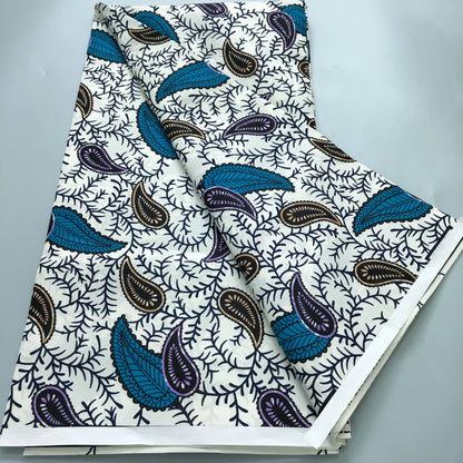 African New Wax Fabric Nigeria Ankara Wax Fabrics Newest Design Block Prints Batik Dutch For Dresses Sewing Cloth Materials