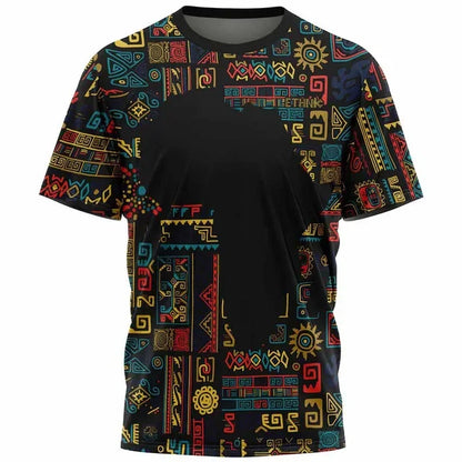 New Ethnic Tribal Dashiki T-Shirts African Patterns 3D Print Men Women Short Sleeve T Shirt Harajuku Y2k Tees Tops Kids Clothing