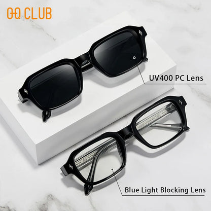 O-Q CLUB Uv400 Polarized Sunglasses Men 2024 Lunette Men's Glasses Women Eyewear Sunglass Luxury Women's Eyepieces Man Lenses
