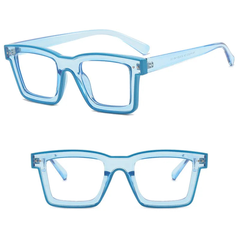 TR90 Vintage Square Anti Blue Light Reading Glasses Prescription Glasses Frame For Men Women Optical Glasses Presbyopic Eyewear