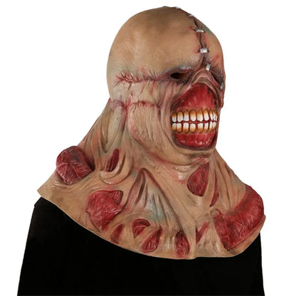 Halloween Zombie Cosplay Mask, Scary Tyrant, Horror Evil Mask, Nemesis Costume Props, Movie Resident