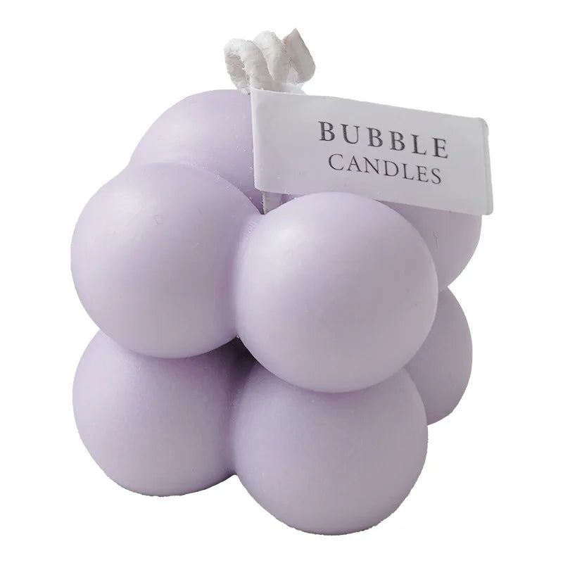 Little Bubble Cube Candle Handmade Scented Candle Aromatherapy Soy Wax Candle Wedding Birthday Candles Party Home Decoration