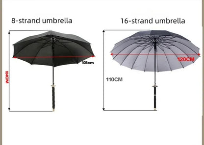 Demon Slayer Sword Umbrella One Piece Roronoa Zoro Katana Umbrella Real Full Size Japanese Anime Long Parasol Home Accessories