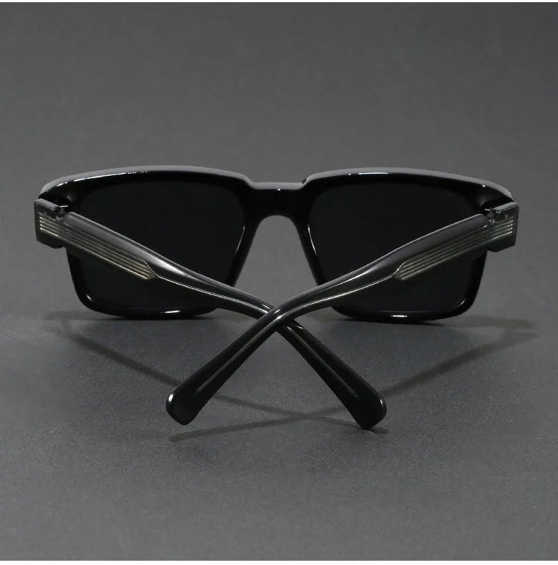 Retro Rectangle Sunglasses for Men Women UV400 Protection Classic Trendy Driving Sun Glasses Outdoor High Quality Travel Glasses