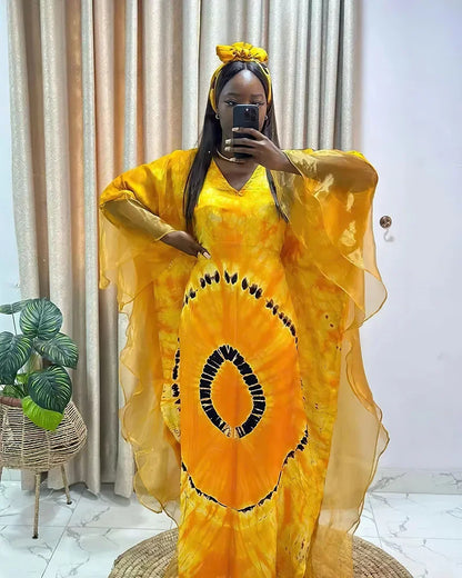 African Dresses for Women Traditional Africa Clothing Dashiki Ankara Outfits Gown Abayas Robe Muslim Kaftan Maxi Long Dress 2024