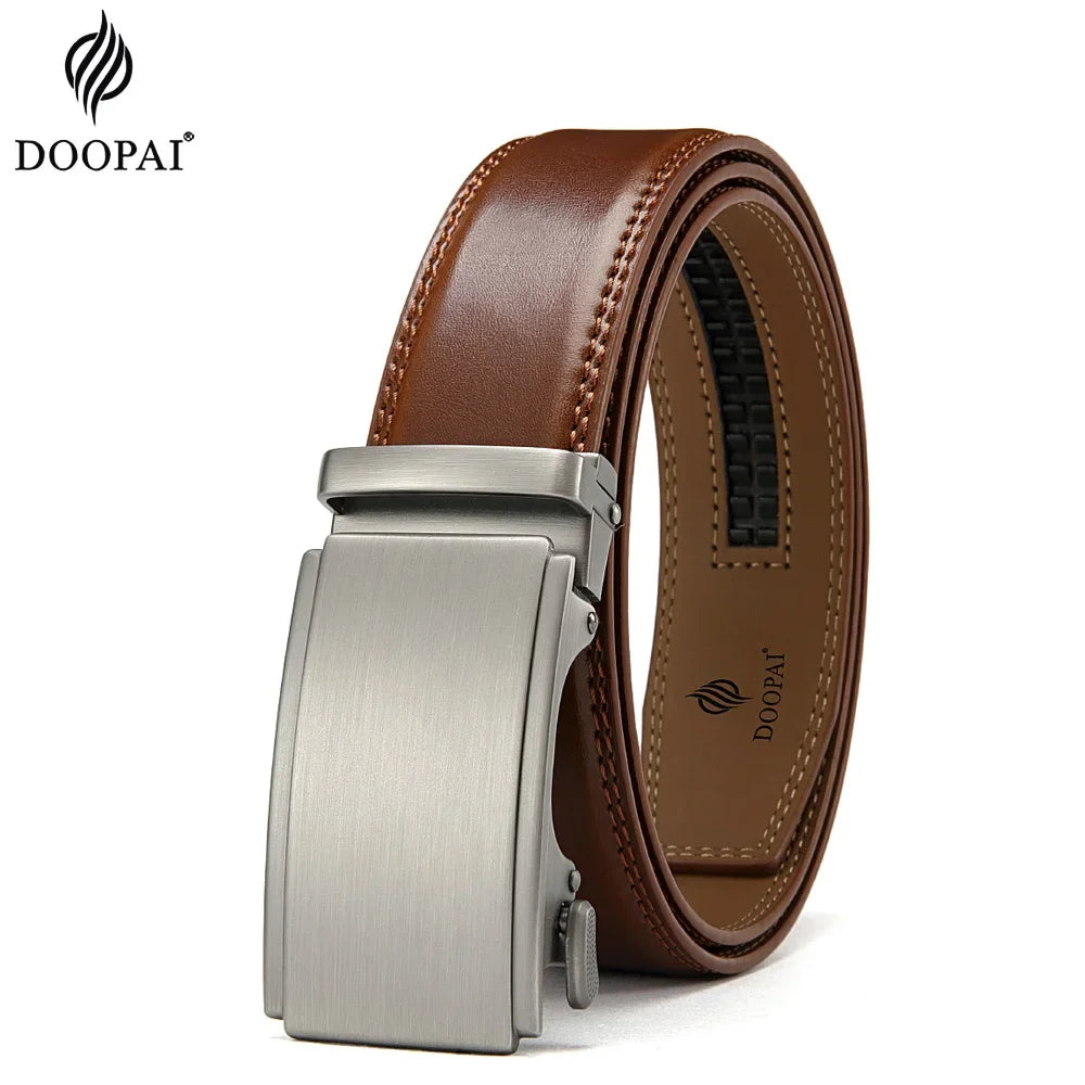 Men Leather Belt Automatic Buckle Belt Fashion Alloy Belts Genune Leather Luxury Belts for Men Business Luxury Designer Clothes