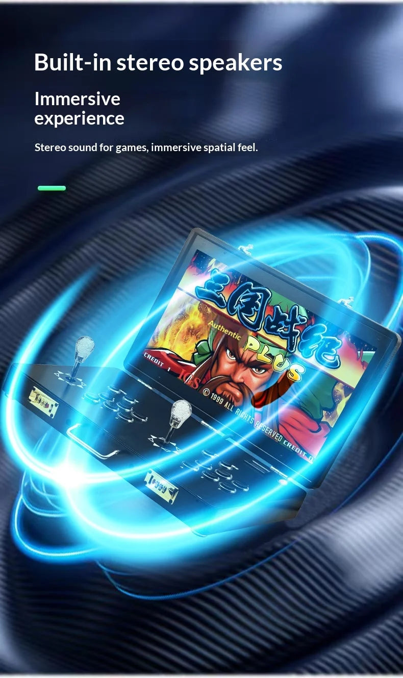 2026 New 14-inch Large Screen Home Game Console for Two-Player Fighting Built-in Games No Lag Street Fighter Arcade Game Console