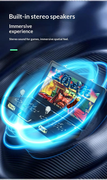 2026 New 14-inch Large Screen Home Game Console for Two-Player Fighting Built-in Games No Lag Street Fighter Arcade Game Console