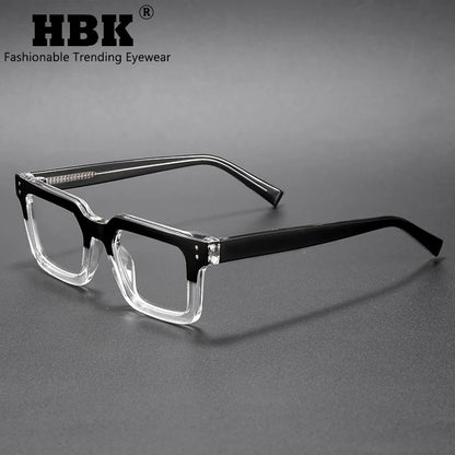 HBK Fashion Glasses Frames for Men TR90 Square Anti Blue Light Women's Daily Simple Business Glasses Optical Eyeglasses Frame