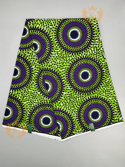 New 100% Cotton Original Real Wax Ankara Fabric 2021 African Print Fabric For Wedding Dress Tissue African Fabric Wax Fabric