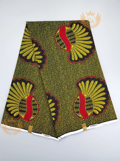 2024 New Hot Sale African Wax Veritable Wax Guaranteed Real High Quality wax print fabric Pagne African Ankara abc