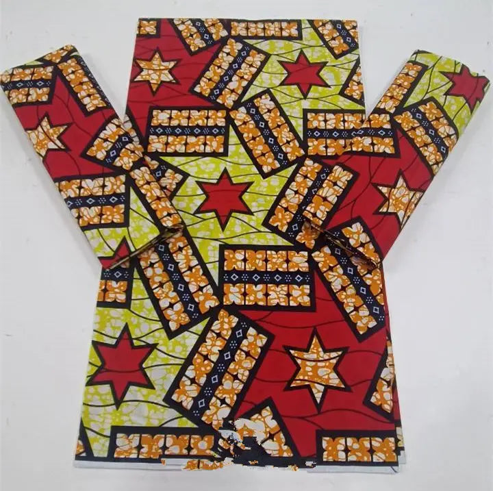 2023 Guaranteed Veritable Super Hollandais African Wax Fabric 100%Cotton 6 yards Original Ankara Block Print Pattern Africa