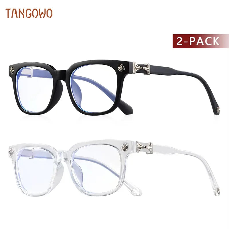 TANGOWO Bulb Light Glasses Man Style Men Sunglasses Women Graduated Lenses to Read Women's Eyepieces for Reading Glass Glasses-3