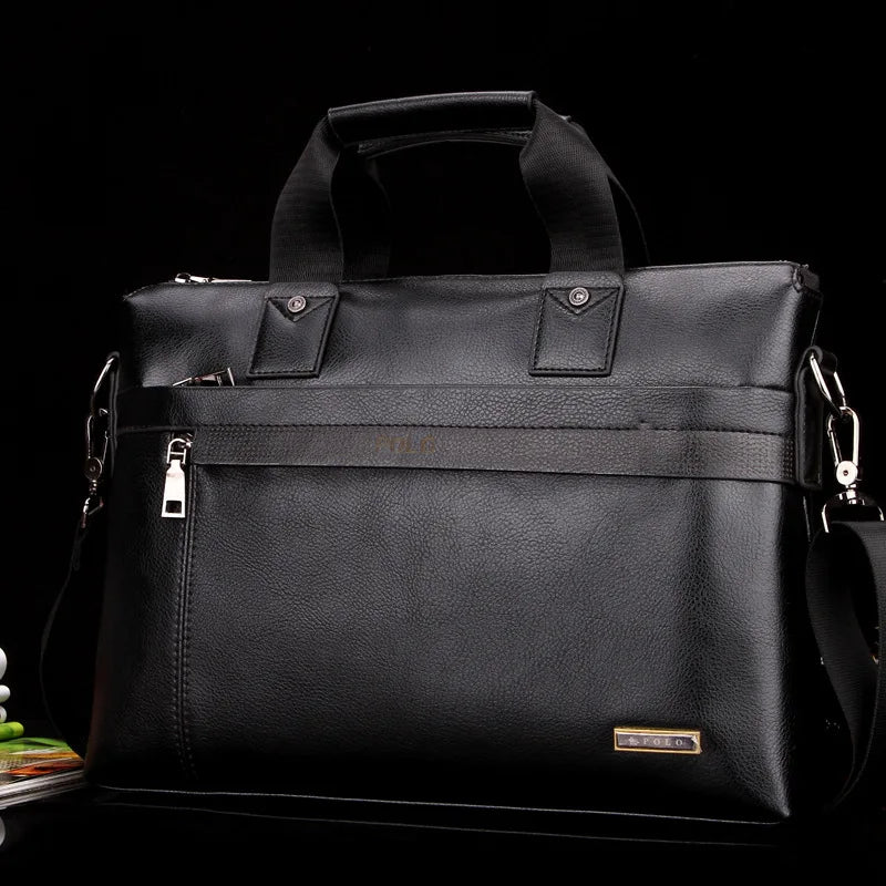 Men Briefcase Bag for Documents Designer Leather Luxury Brand Men's Business Travel Big Capacity A4 Document Organizer handbag
