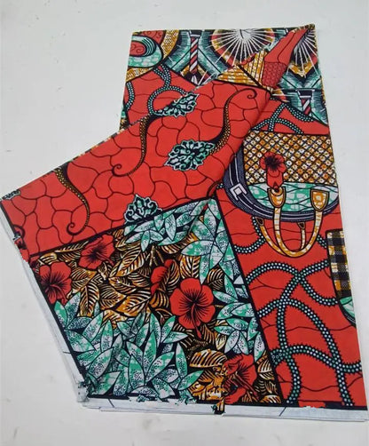 Ankara Wax Fabric 2024 High Quality African Wax Print Fabric 100% Cotton African Guaranteed Veritable Real Wax For Dresses
