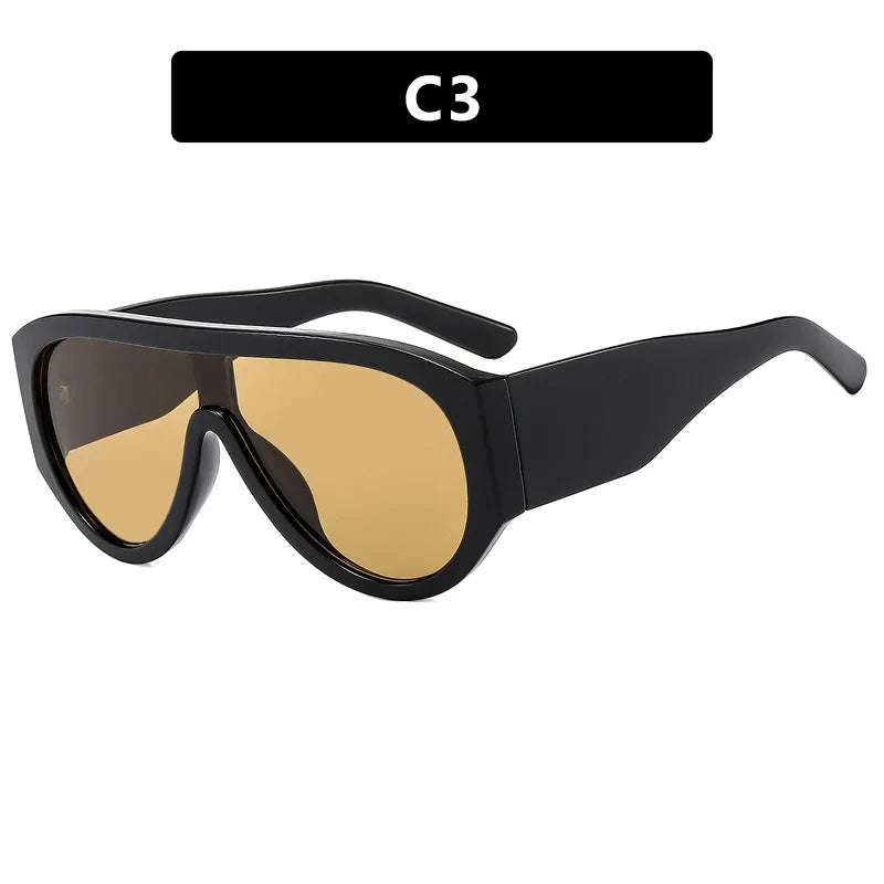 New Women's Men's Big Frame Sunglasses Fashion Retro Trend Sun Glasses Travel Street Photo Holiday Party Beach Eyewear
