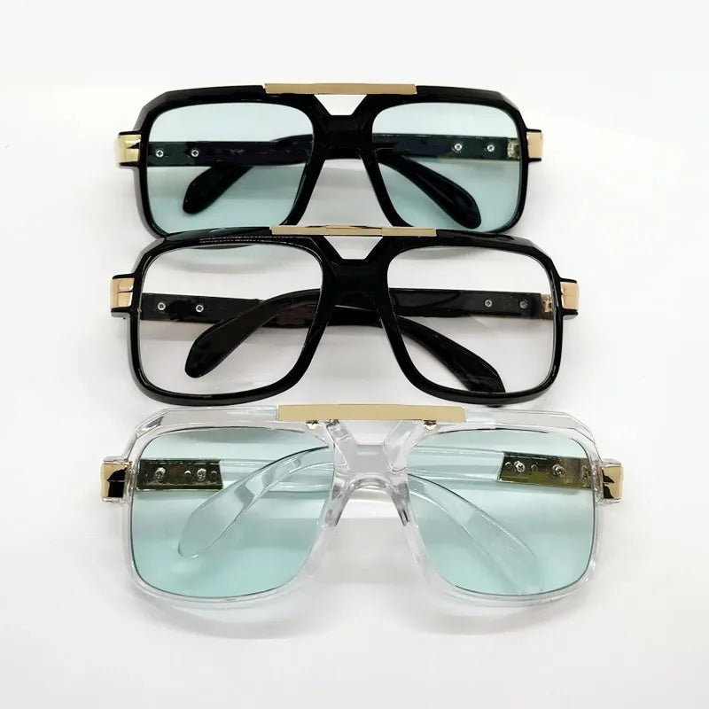 Luxury Brand Oversized Punk Square Sunglasses Men Women Big Frame Sun Glasses Shades Eyewear Goggle De Sol Oculos