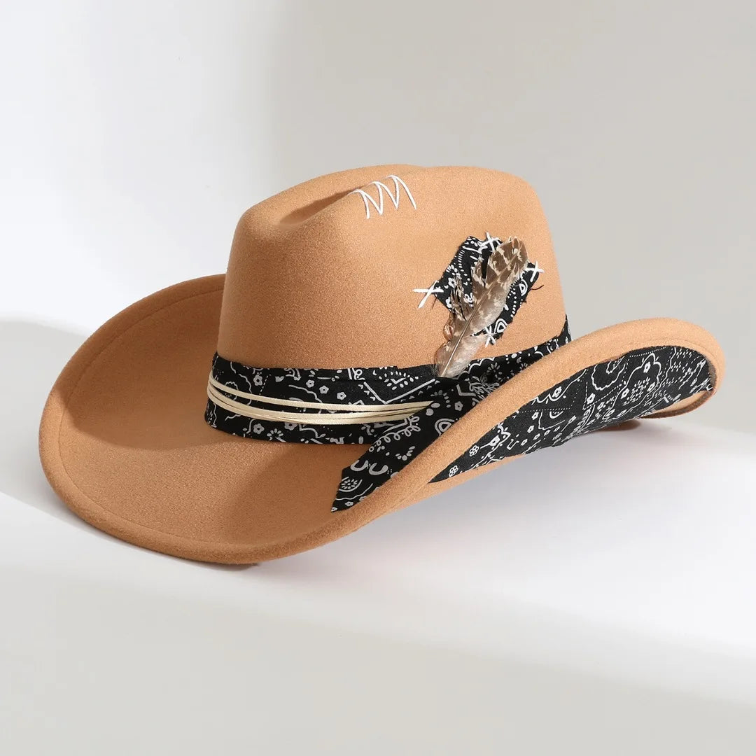 Handmade Fedora Hat suede Men's and Women's Hat feather vintage Fashion Jazz hat Top hats flat Panama sombrero mujer British hat