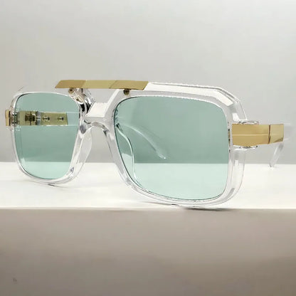 Luxury Brand Oversized Punk Square Sunglasses Men Women Big Frame Sun Glasses Shades Eyewear Goggle De Sol Oculos