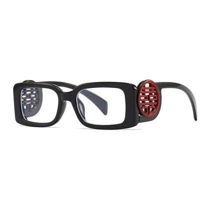 R56489 New Chinese Style Women's Reading Glasses+100+200+300 Personalized Leg Box Presbyopia Glasses Prescription Glasses