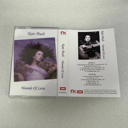 Rock Kate Bush Music Tape Hounds of Love Album Running up That Hill Cassettes Cosplay Walkman Recorder Car Soundtrack Box Gifts