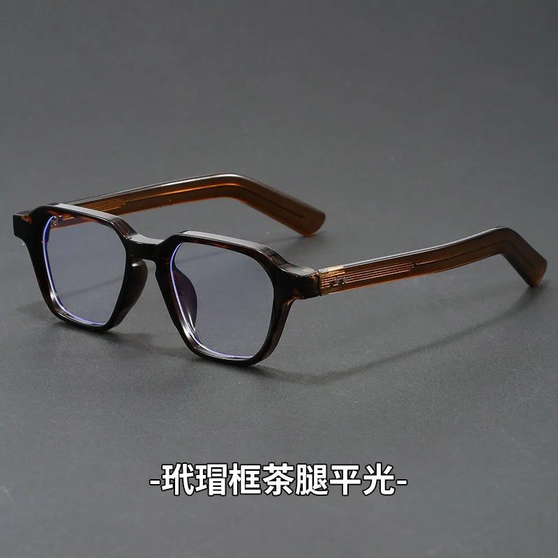 Men's Reading Glasses Blue Light Optical Lenses with Recipe Woman Vintage Tr90 Photochromic Lens Women's Eyeglasses with Frame