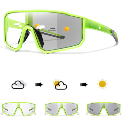 Photochromic Sunglasses New Style Brand Men Women Comfortable Windproof Cycling Glasses for Bicycle MTB Bike Running Fishing
