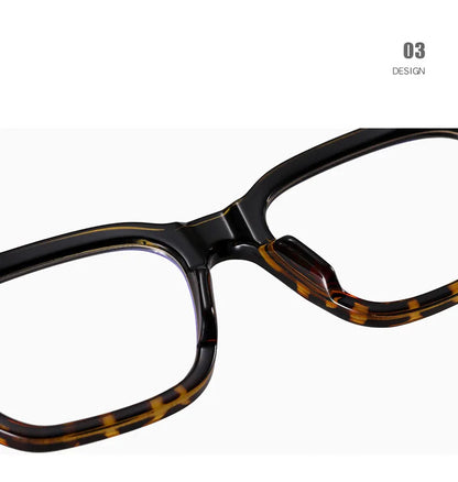 Brand Designer Fashion Square Reading Glasses Luxury Women Men Big Frame Magnifing Glasses Anti Blue Light Presbyopia Eyeglasses