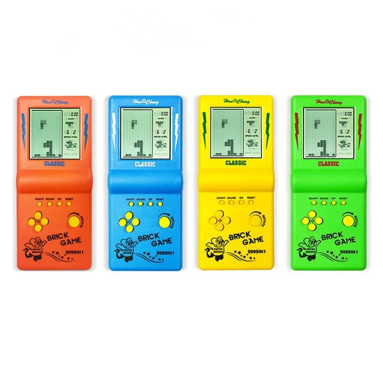 2026 New Large-screen Tetris Game Console Nostalgic Classic Black and White Electronic Handheld Game Console