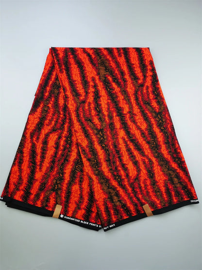 Ankara Fabric African Real Wax Print Fabric 100% Cotton High Quality 6 Yards African Fabric for Party Dress Nigeria