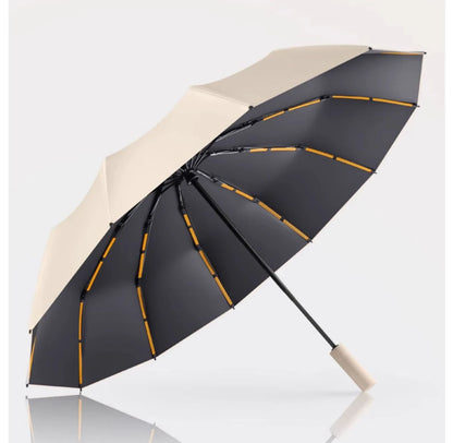 72 Bone Super Strong Windproof Automatic Folding Reinforced Large Rainproof Sun Protection   Women Men Umbrella