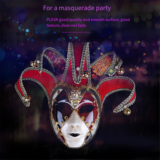 Vintage Style Painted Female Venetian Mask for Masquerade Carnival Halloween Costume Party Grand Events Cosplay Male Face Masks