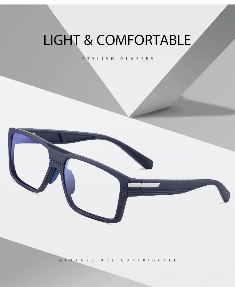 Men's Optical CR39 Lenses Myopia Presbyopic Eyewear Women Blue Light Blocking Prescription Reading Glasses TR90 Eyeglasses Frame