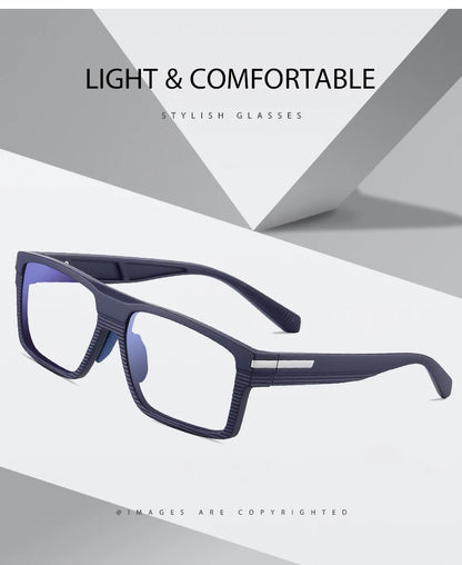 Men's Optical CR39 Lenses Myopia Presbyopic Eyewear Women Blue Light Blocking Prescription Reading Glasses TR90 Eyeglasses Frame