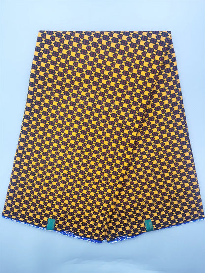 Ankara Fabric African Real Wax Print Fabric 100% Cotton High Quality 6 Yards African Fabric for Party Dress Nigeria