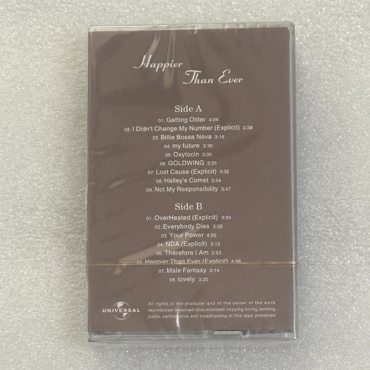 EU US Pop Music Tape Dont Smile at Me Album Ocean Eyes Cassettes Cosplay Walkman Recorder Car Soundtracks Box Party Music Gifts