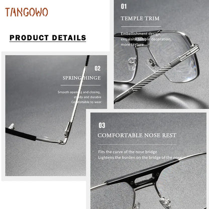 TANGOWO Man Glasses Frames Lunette Myopia Lenses Eyeglasses Transparent Eyepieces for Reading Men Sunglasses Women Eye Glass