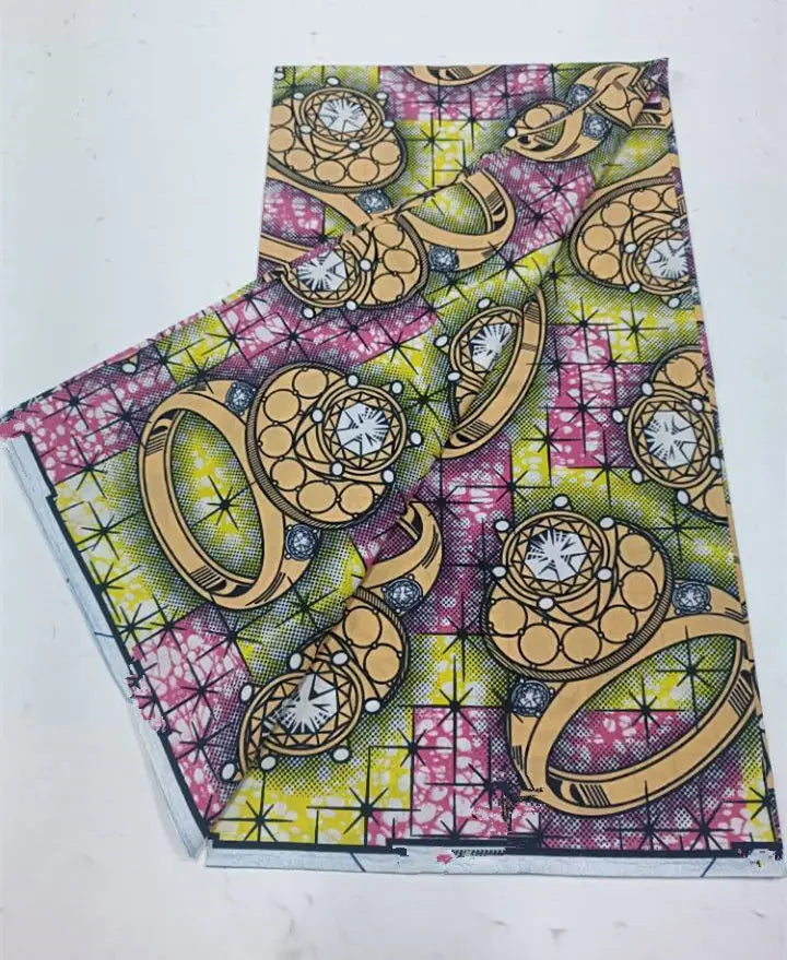 Ankara Wax Fabric 2024 High Quality African Wax Print Fabric 100% Cotton African Guaranteed Veritable Real Wax For Dresses