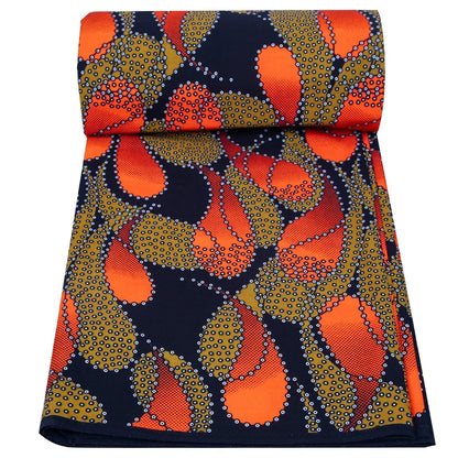 African Fabric Cloth By The Yard 3/6 Yards Ankara Print Wax Fabric for Party Dress Making and Sewing FP6625