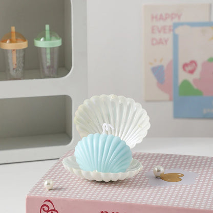 Seashell Candle Scented Shell Pearl Set Candle for Wedding Favors for Guests Gift Party Holiday Home Decor Velas Conchas De Mar