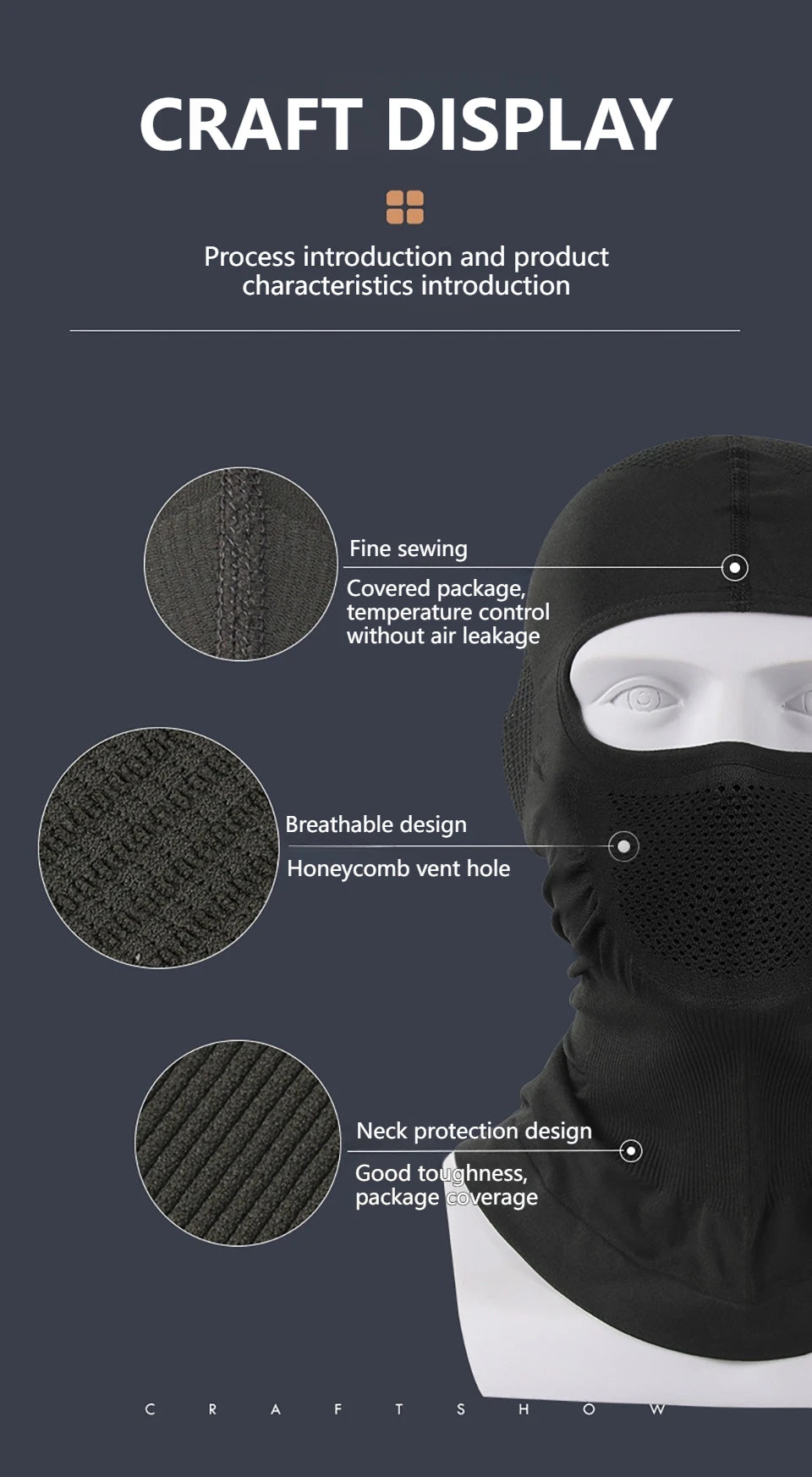 GTUBIKE Breathable Balaclava Hat High Elastic Motorcycle Full Face Mask Bicycle Ski Motorcycle Helmet Inner Cap Scarf Headgear
