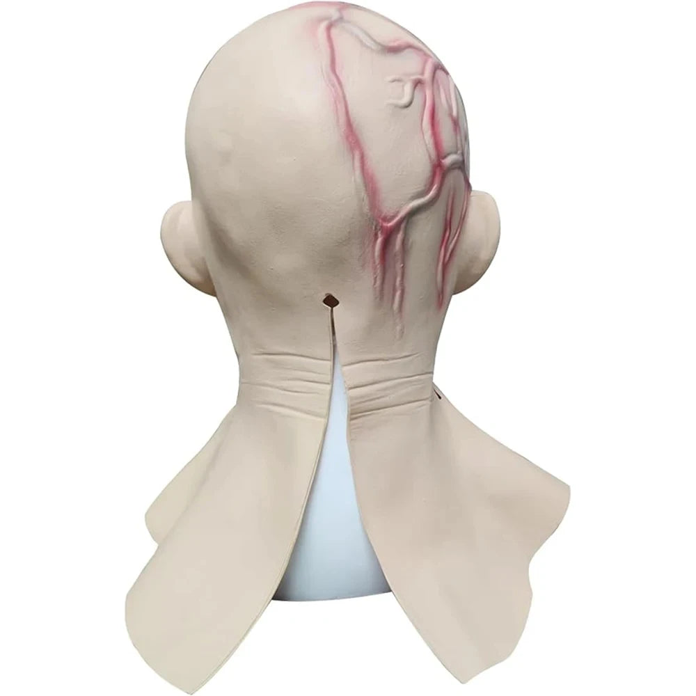 Zombie Mask Creepy Halloween Props Scary Realistic Face Mask Adult Party Cosplay Costume Props Horror Infected Zombie Masks