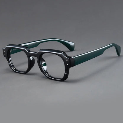 Korean Style Trendy Retro Square Irregular Glasses Frame Versatile Anti-Blue Light Glasses for Men and Women