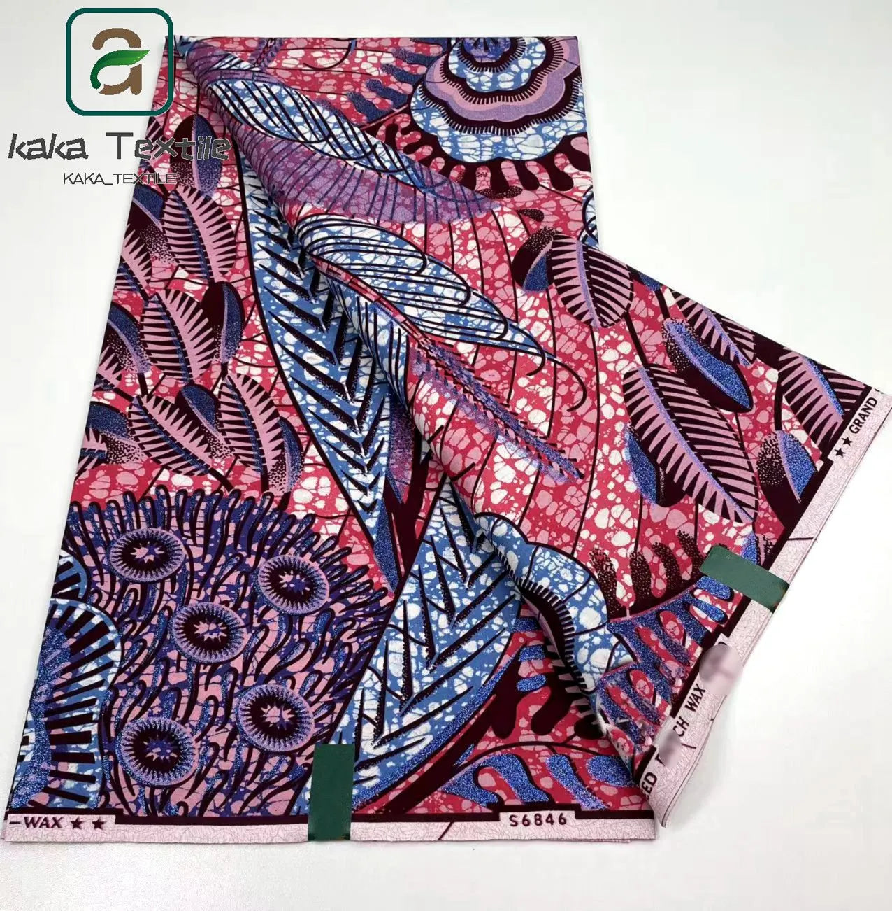 Latest African Grand Golden Wax Fabric Super Good Quality Women Pagne Flash Cotton Prints Batik Ankara Glitter Tissus 6yards